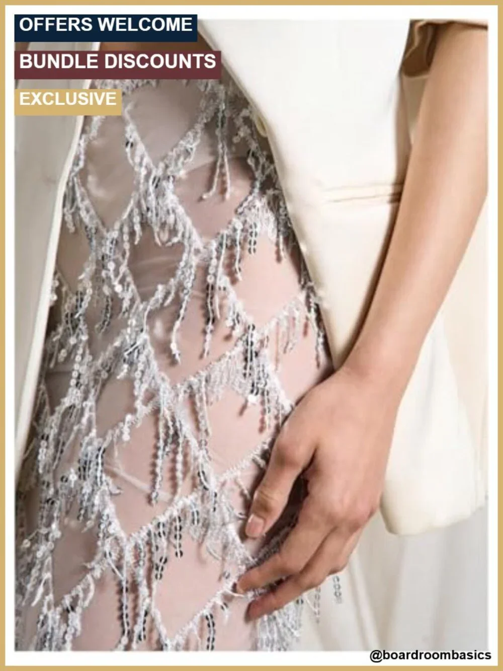 Sequin Midi Skirt with Fringe Glitter for Party Night Out
